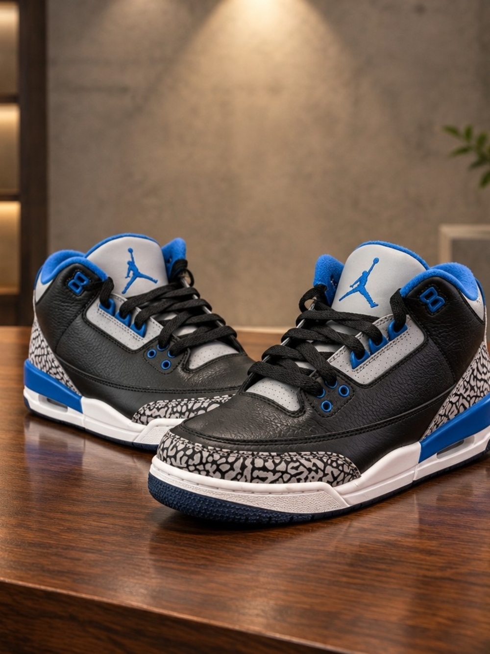 Jordan 3 Retro Sport Blue 6.5Y 398614-007